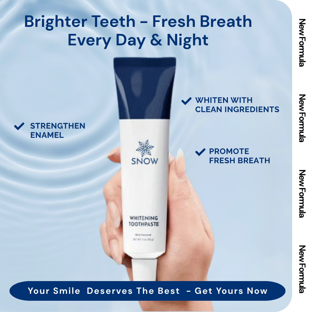 🦷 Fluoride-Free Hydroxyapatite Teeth Whitening Toothpaste with Coconut Oil & Xylitol ❄️