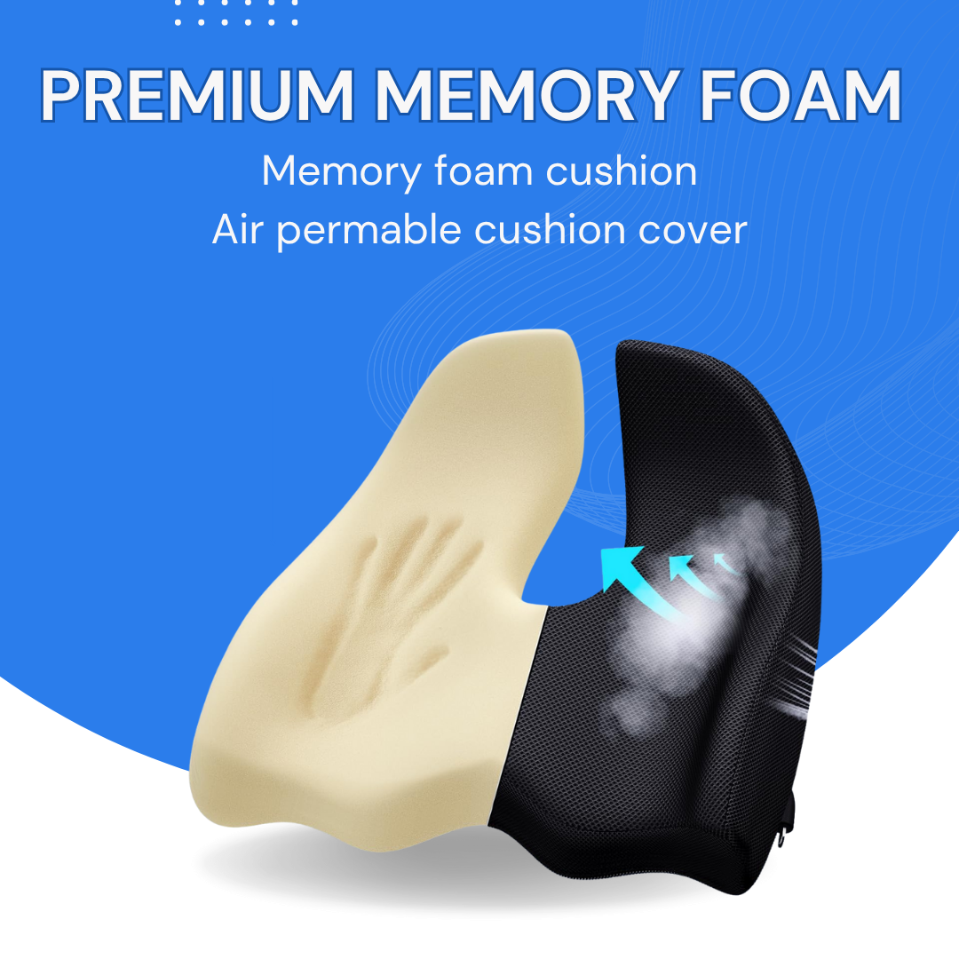 Ergonomic Memory Foam Seat Cushion