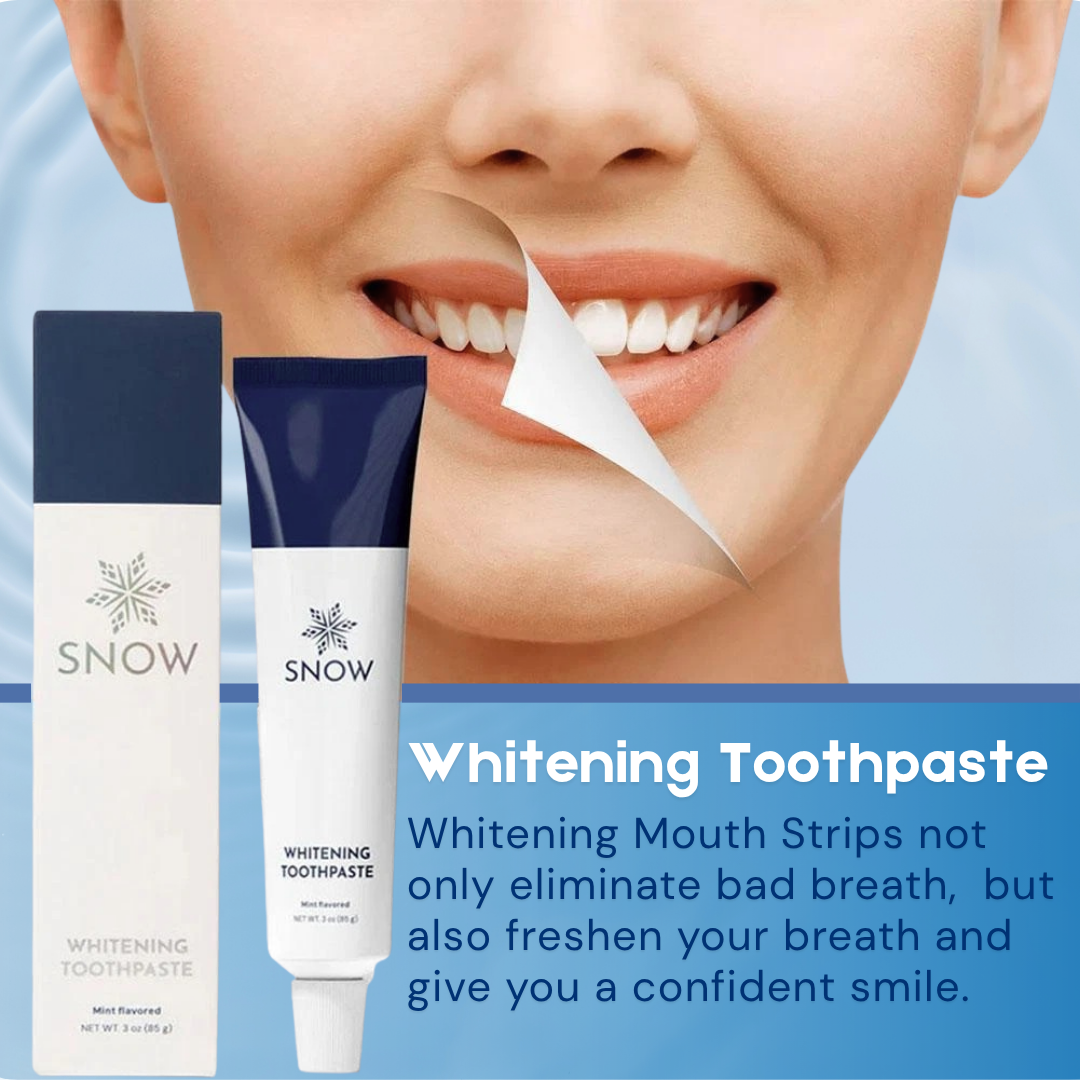 🦷 Fluoride-Free Hydroxyapatite Teeth Whitening Toothpaste with Coconut Oil & Xylitol ❄️