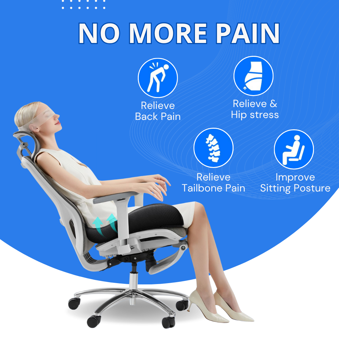 Ergonomic Memory Foam Seat Cushion