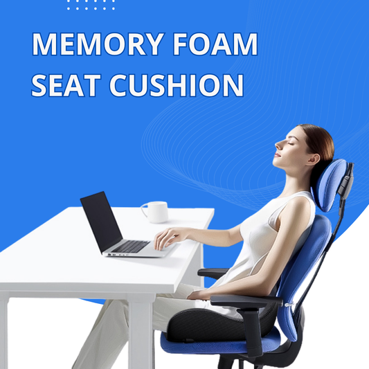 Ergonomic Memory Foam Seat Cushion