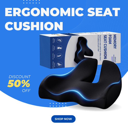 Ergonomic Memory Foam Seat Cushion